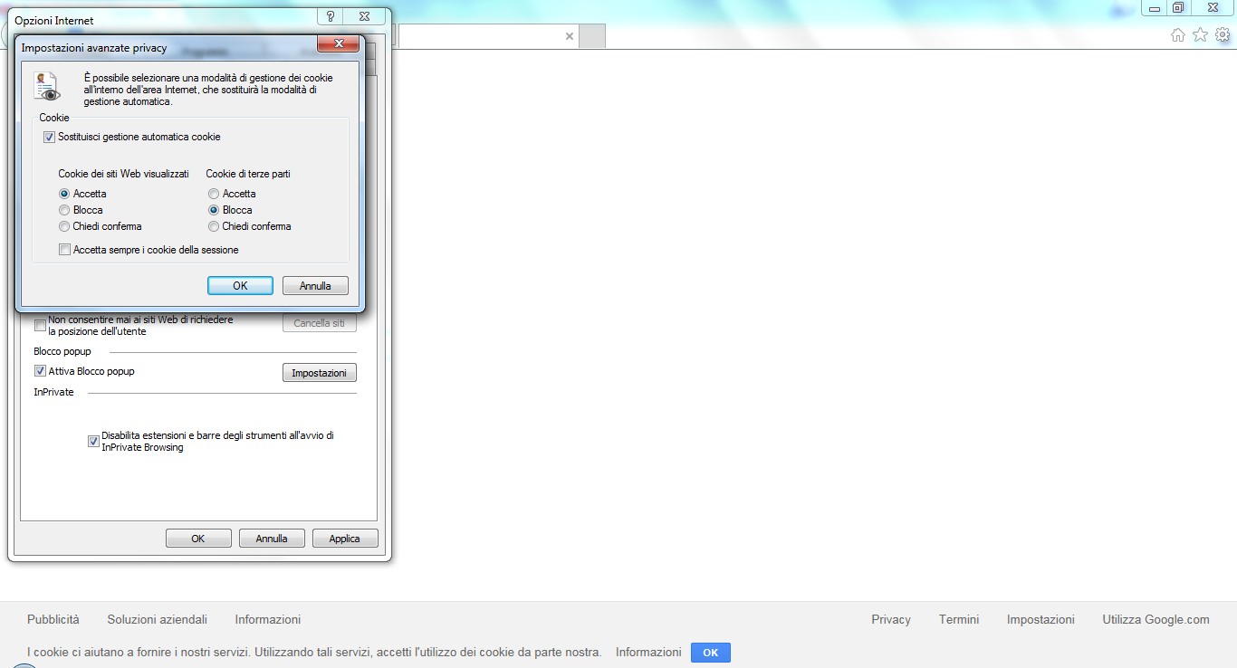 Screenshot Internet Explorer